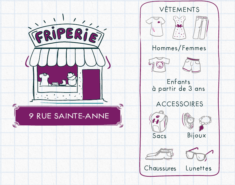 Vêtements : Hommes/femmes, enfants à partir de 3 ans Accessoires : Sacs, bijoux, chaussures, lunettes